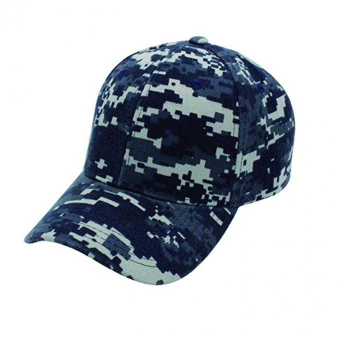 Les chapeaux de camouflage ont imprimé les chapeaux faits sur commande de papa de logo de couleur différente
