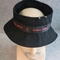 Chapeaux créatifs qui respecte l'environnement de seau de noir de conception, chapeau réglable de voyage d'été de Packable